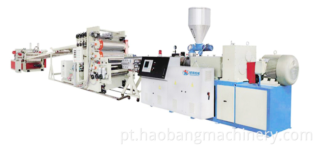 PVC free foam sheet machine line